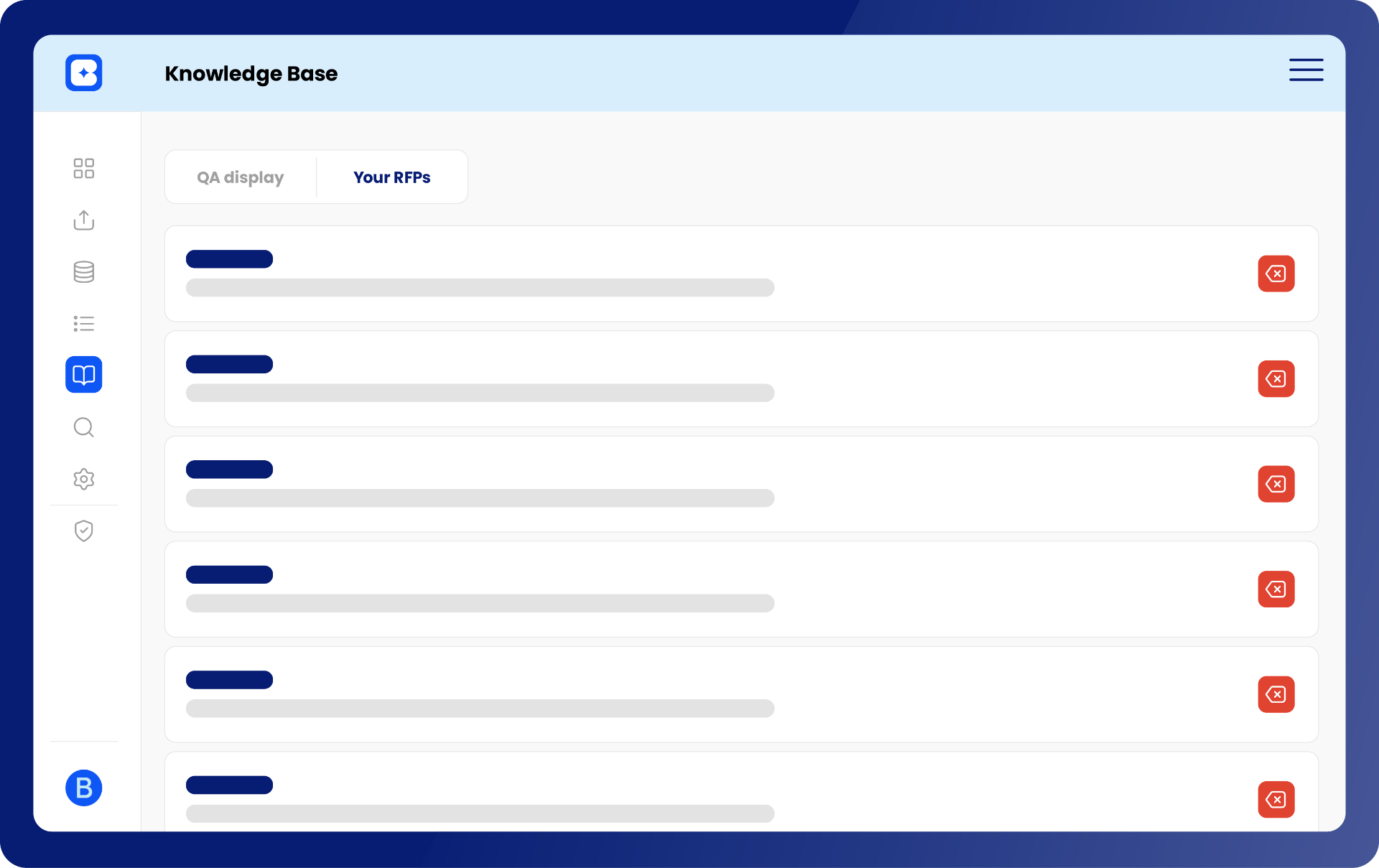Knowledge Base Interface